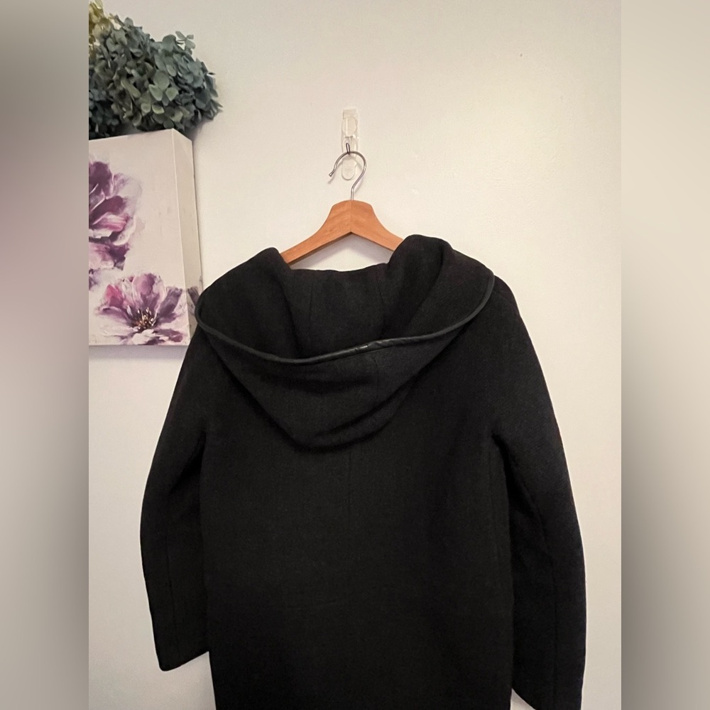 J- Crew Long Coat designed with Stadium cloth by Nello Gori - Size 4P - Picture 5 of 16